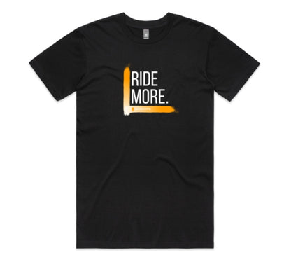 Ride More tee.