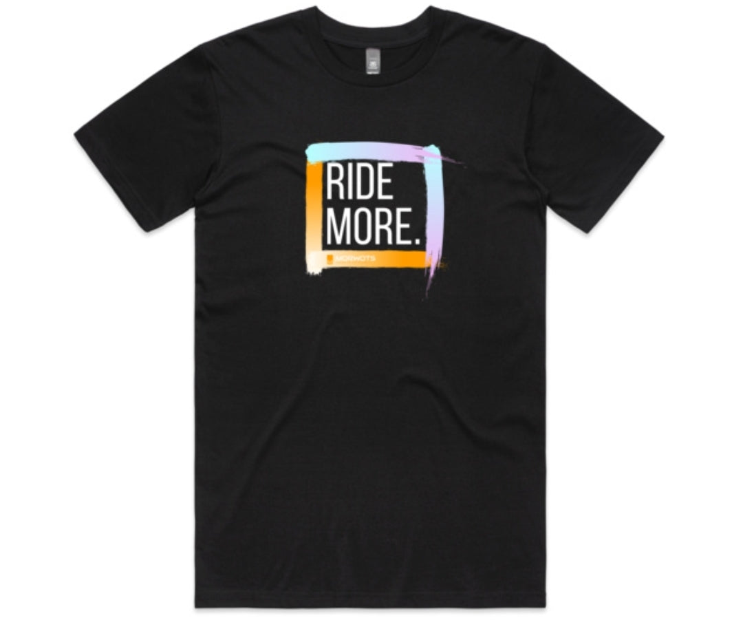 Ride More tee.